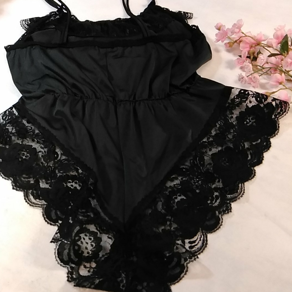 Lorraine babydoll Black color, lace. - Picture 9 of 14